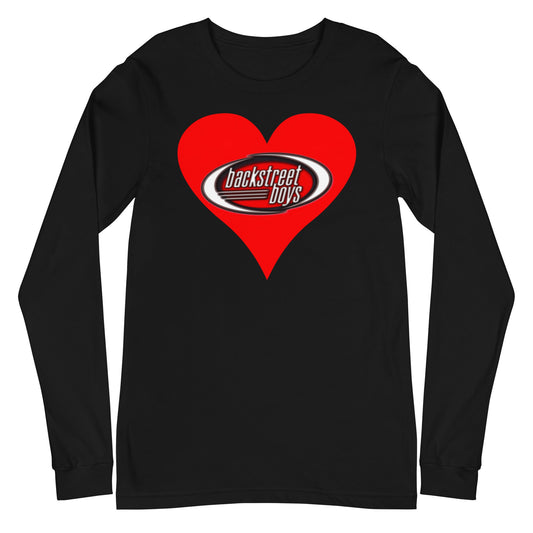 MERCHMOMENT Backstreet Boys - Heart Long Sleeve T-Shirt [Apparel] - Rock Band Apparel