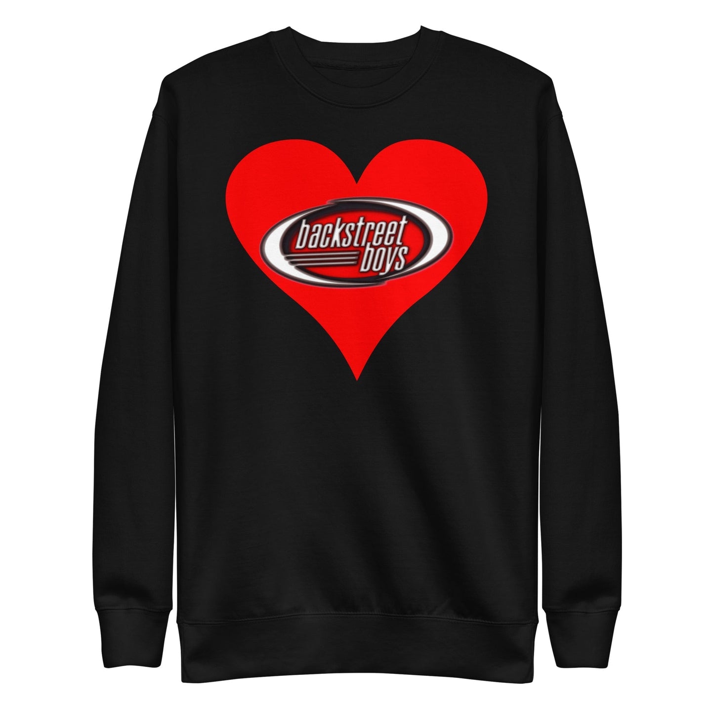 MerchMoment Backstreet Boys - Heart Sweatshirt [Apparel] Black
