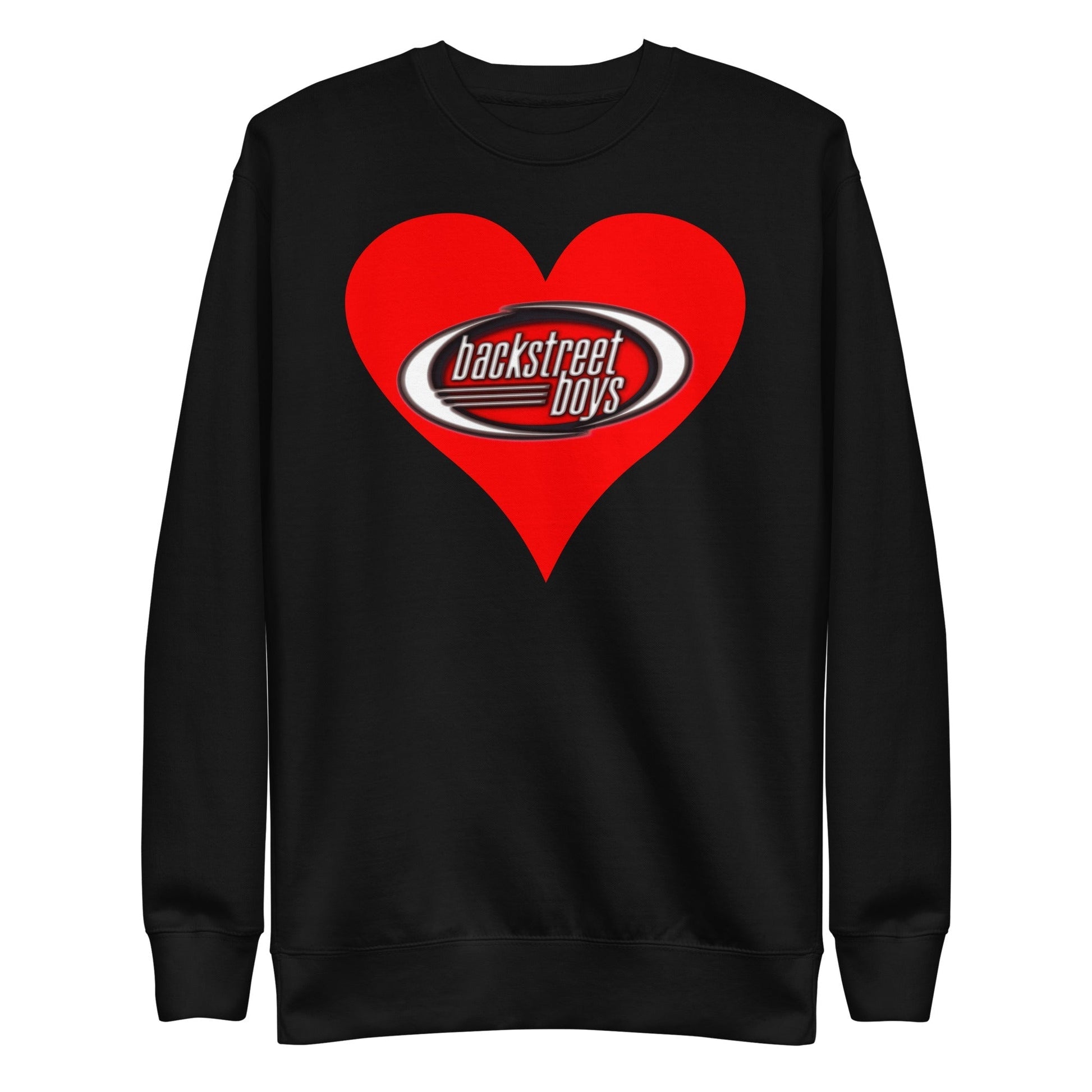 MerchMoment Backstreet Boys - Heart Sweatshirt [Apparel] Black