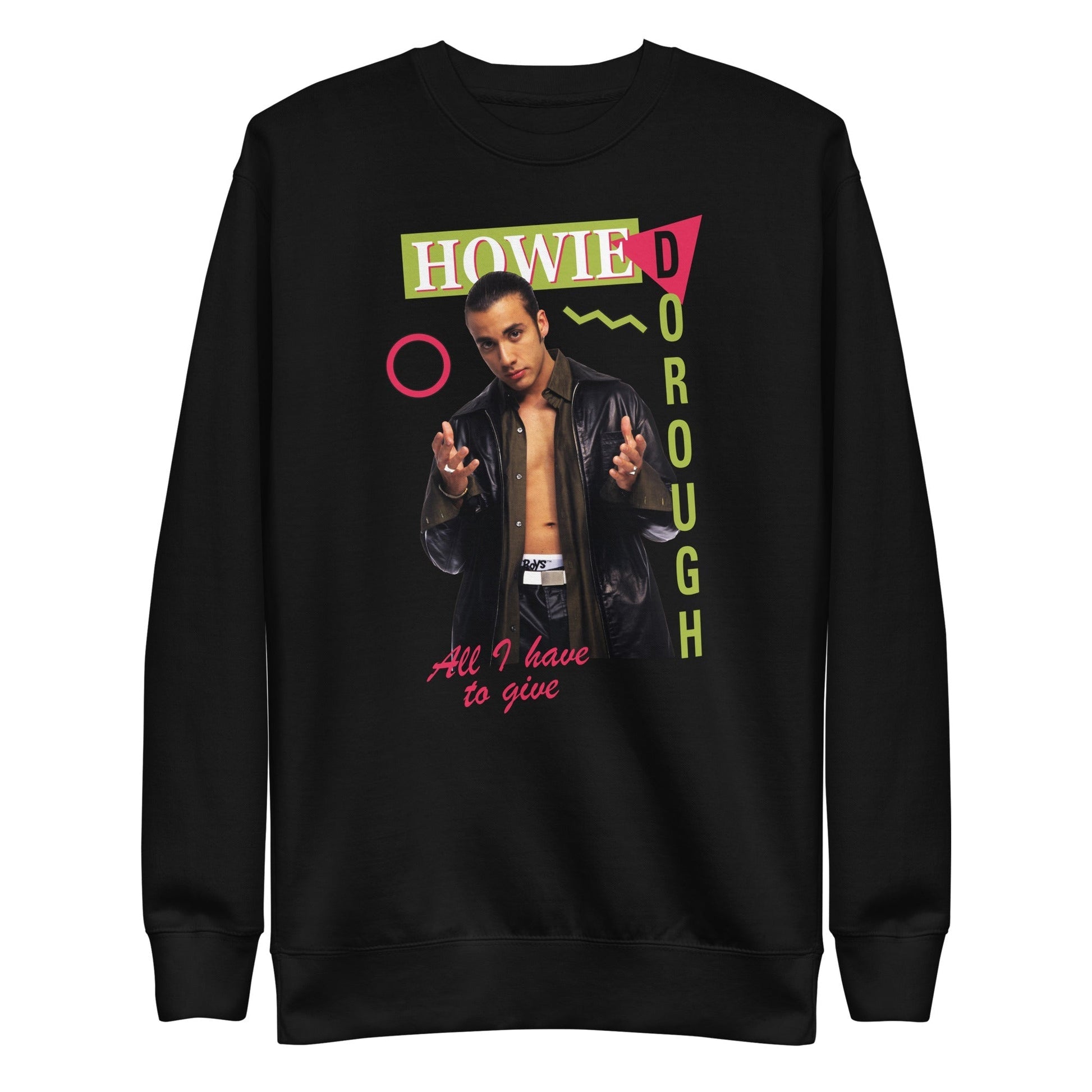 MerchMoment Backstreet Boys - Howie Dorough Sweatshirt [Apparel] Black