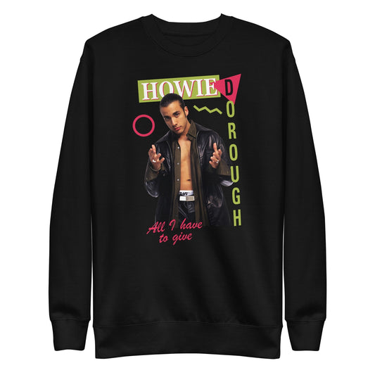 MerchMoment Backstreet Boys - Howie Dorough Sweatshirt [Apparel] Black