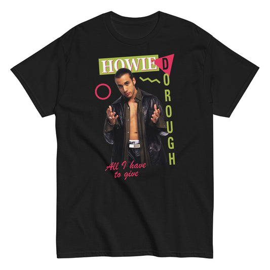MerchMoment Backstreet Boys - Howie Dorough T-Shirt [Apparel] Black