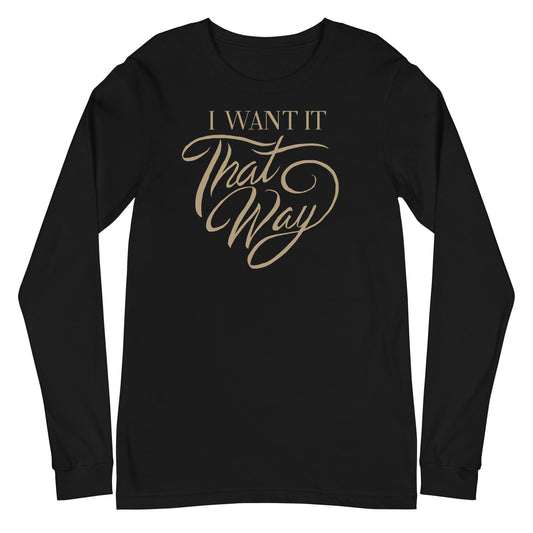 MERCHMOMENT Backstreet Boys - I Want it That Way Long Sleeve T-Shirt [Apparel] - Rock Band Apparel