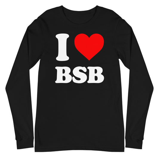 MERCHMOMENT Backstreet Boys - Love BSB Long Sleeve T-Shirt [Apparel] - Rock Band Apparel