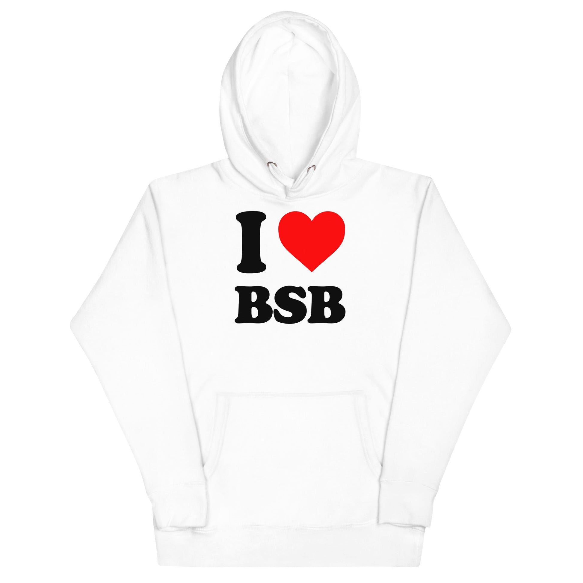 MerchMoment Backstreet Boys - Love BSB White Hoodie [Apparel] White