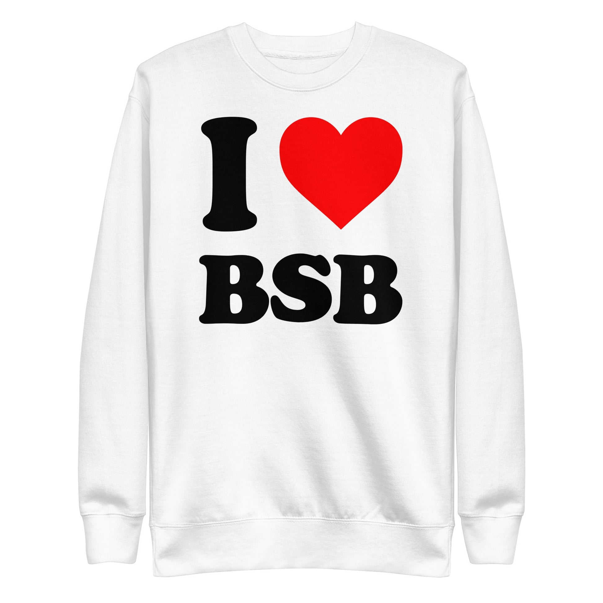 MerchMoment Backstreet Boys - Love BSB White Sweatshirt [Apparel] White
