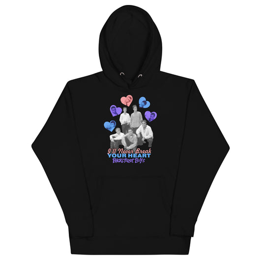 MERCHMOMENT Backstreet Boys - Never Break Your Heart Hoodie [Apparel] - Rock Band Apparel