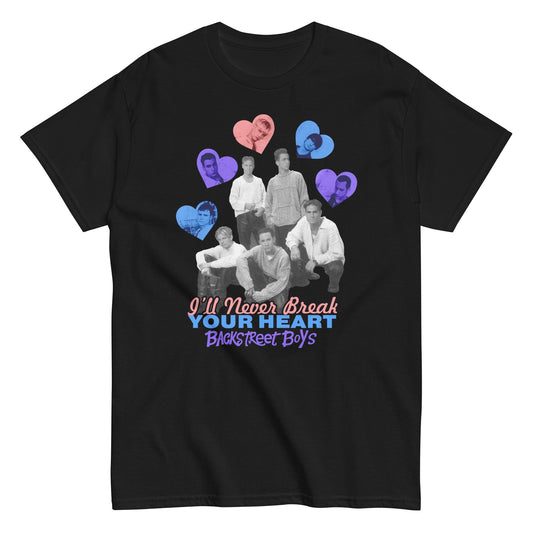 MERCHMOMENT Backstreet Boys - Never Break Your Heart T-Shirt [Apparel] - Rock Band Apparel