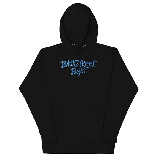 MerchMoment Backstreet Boys - Striped Logo Hoodie [Apparel] Black