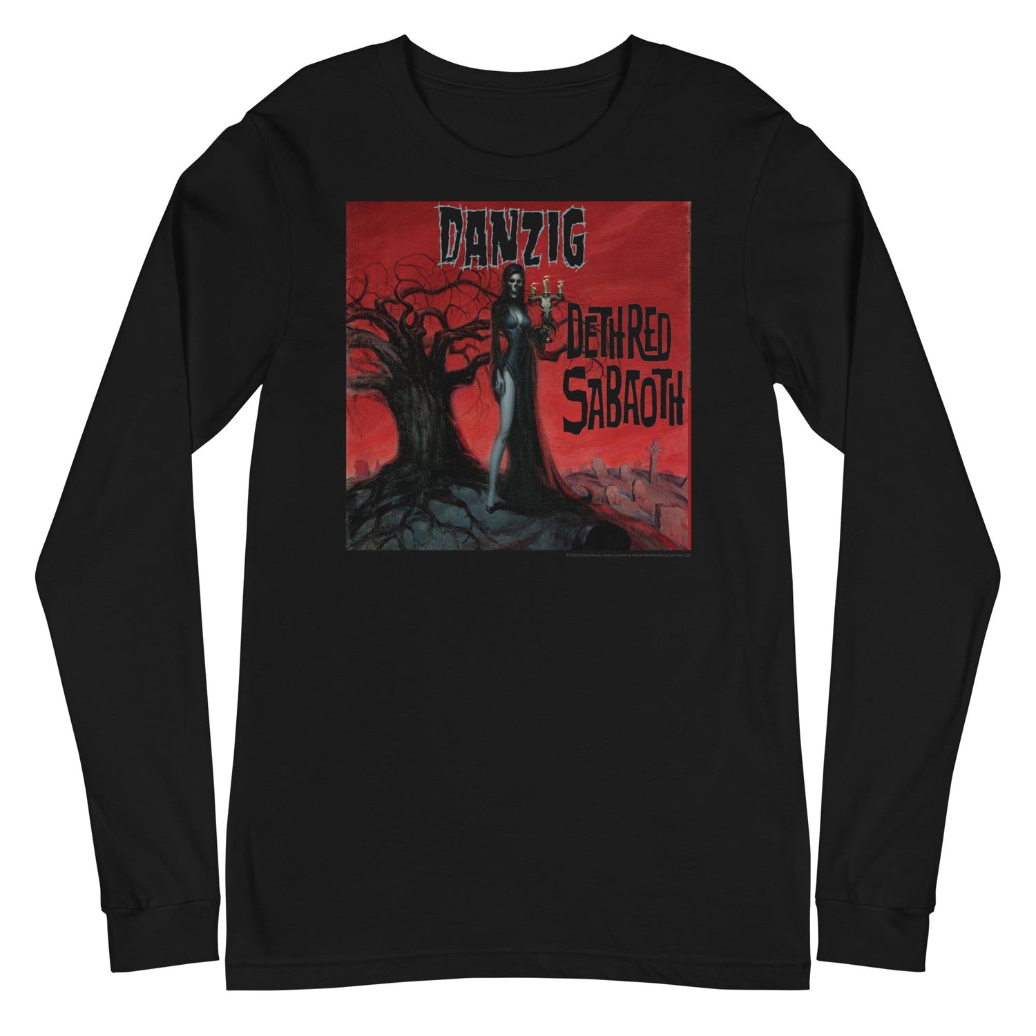 MERCHMOMENT Danzig - Death Red Sabbath Long Sleeve T-Shirt [Apparel] - Rock Band Apparel