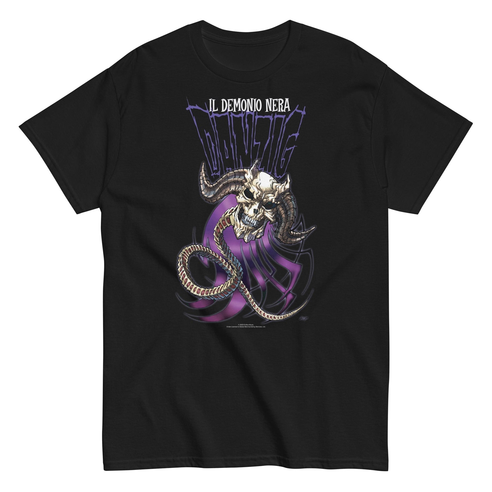 MERCHMOMENT Danzig - Il Demonio Nera T-Shirt [Apparel] - Rock Band Apparel