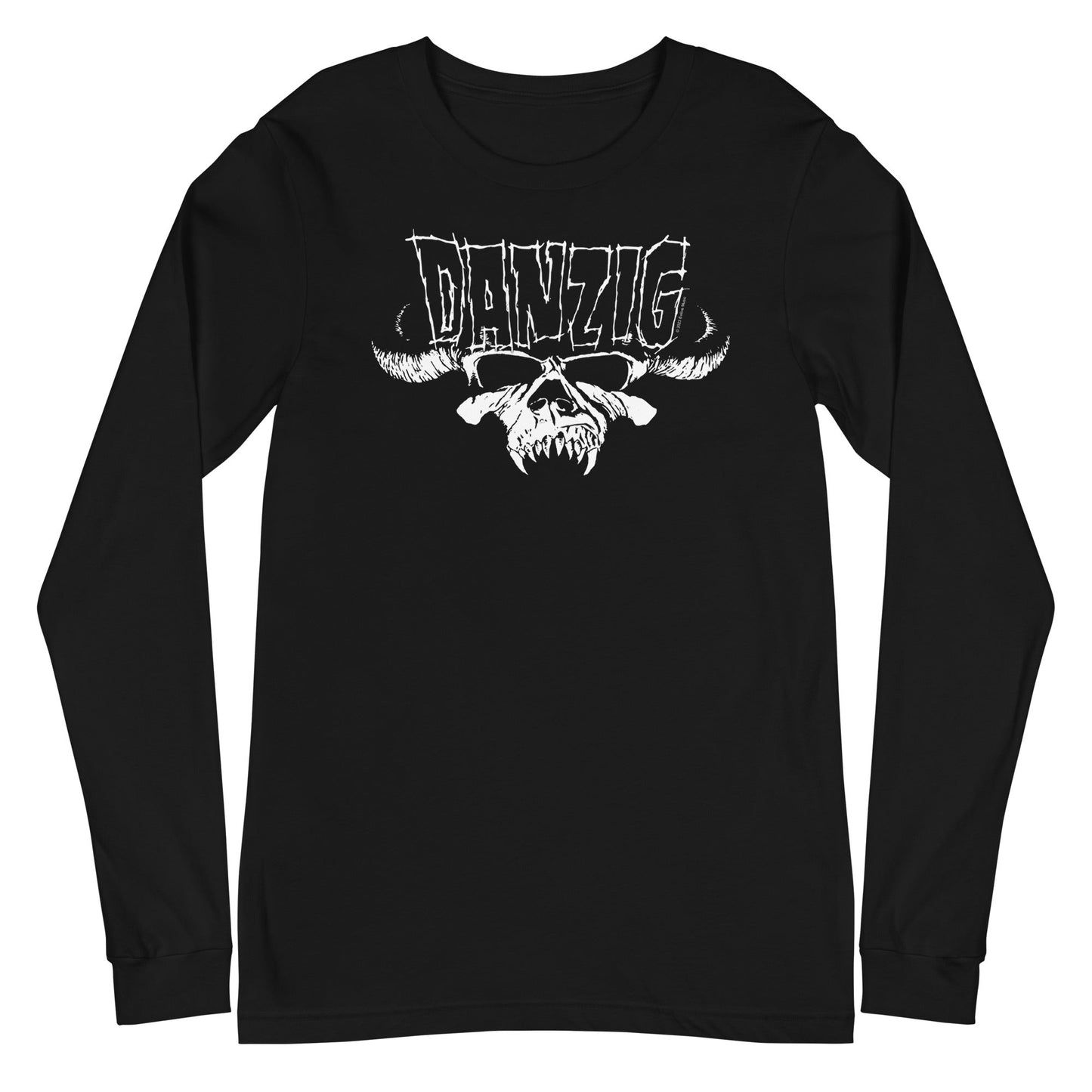 MerchMoment Danzig - Logo Skull Long Sleeve T-Shirt [Apparel] Black