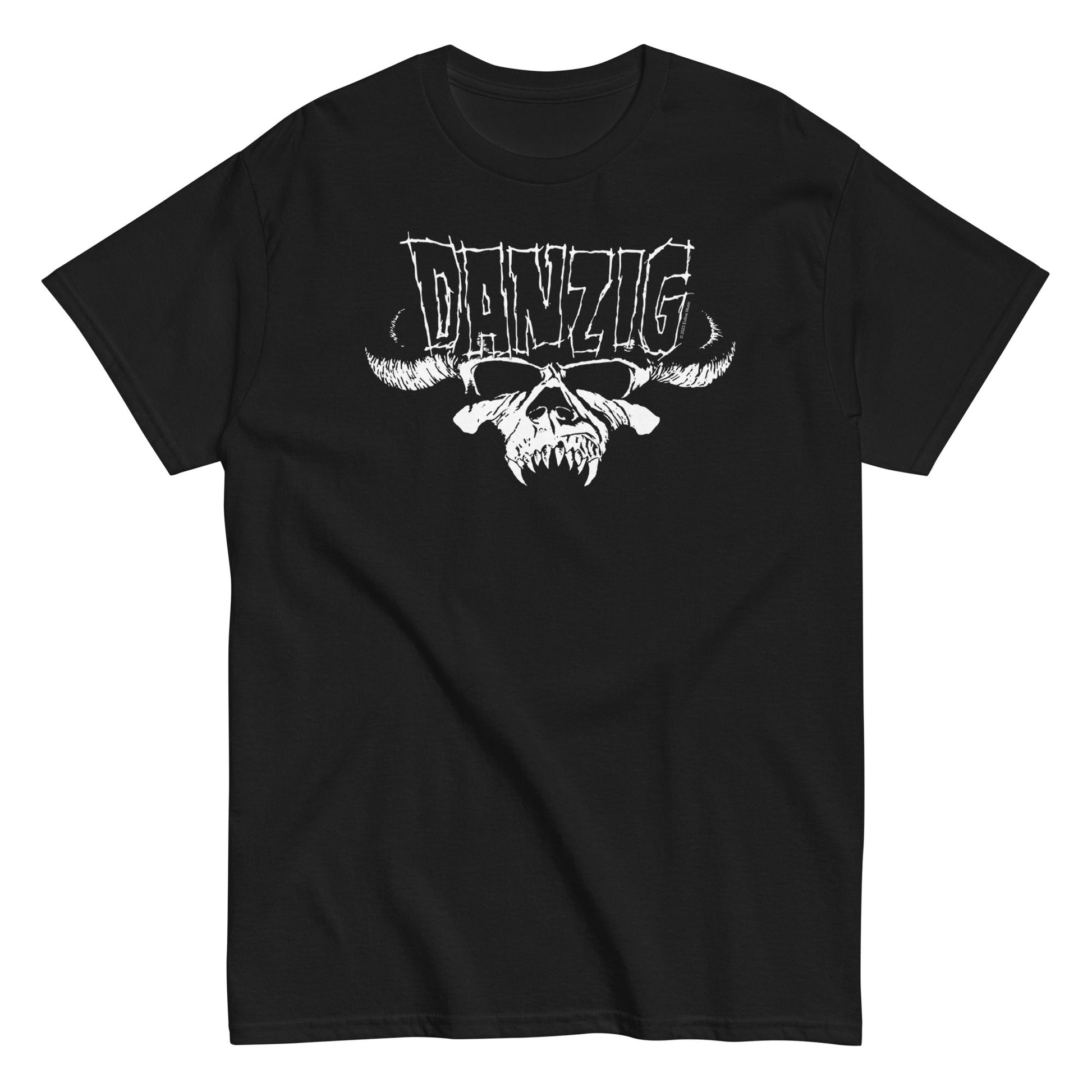 MERCHMOMENT Danzig - Logo Skull T-Shirt [Apparel] - Rock Band Apparel