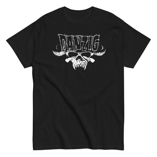 MERCHMOMENT Danzig - Logo Skull T-Shirt [Apparel] - Rock Band Apparel