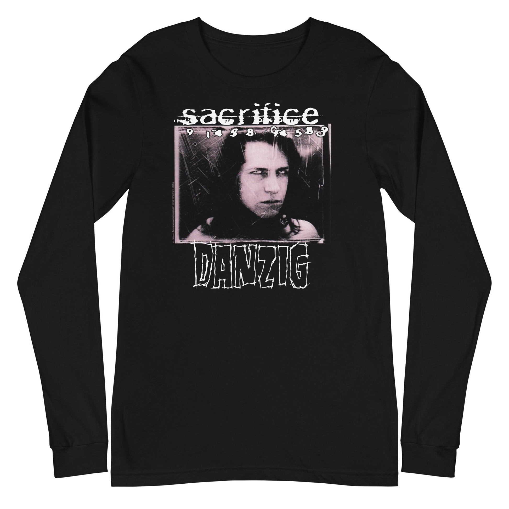 MerchMoment Danzig - Sacrifice Long Sleeve T-Shirt [Apparel] Black