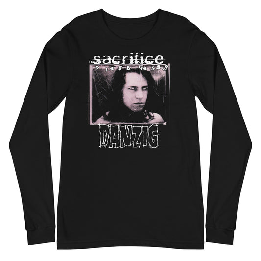 MerchMoment Danzig - Sacrifice Long Sleeve T-Shirt [Apparel] Black