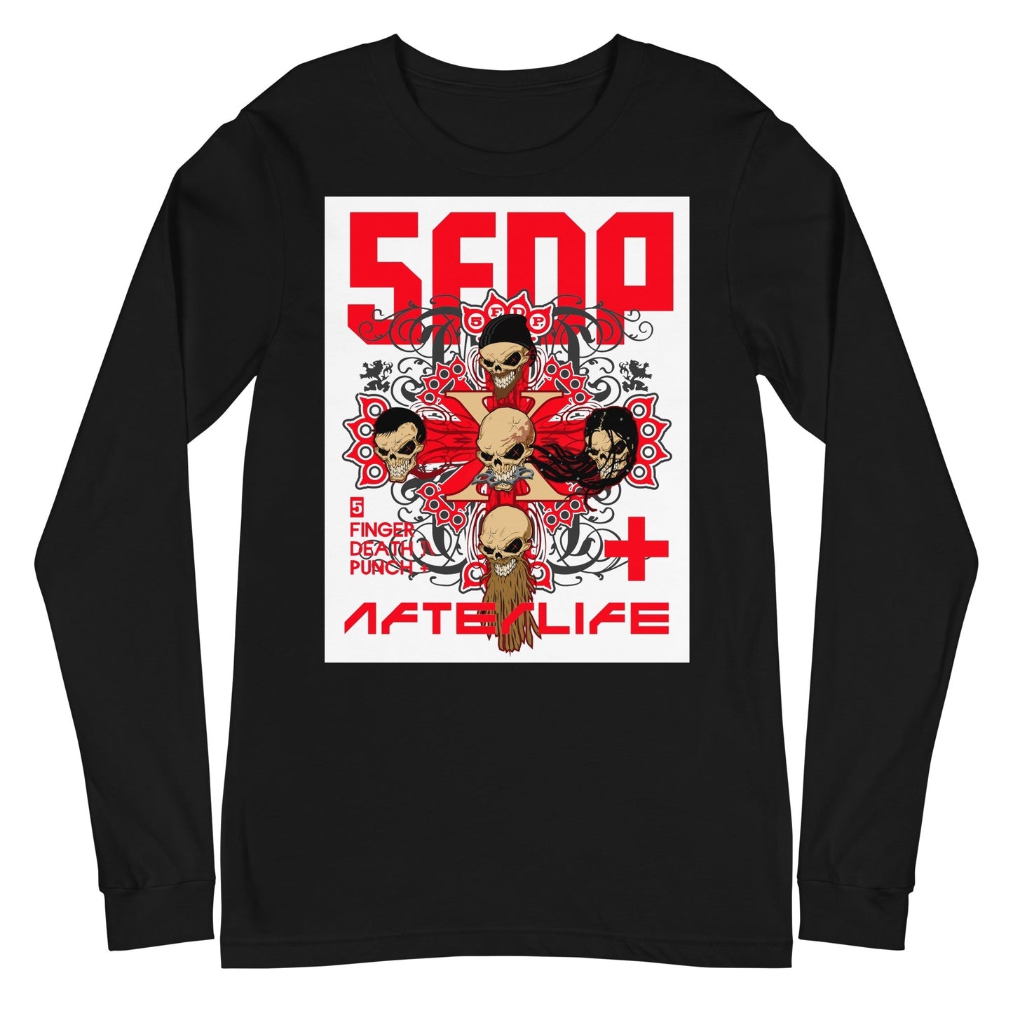 MERCHMOMENT Five Finger Death Punch - 5X Long Sleeve T-Shirt [Apparel] - Rock Band Apparel