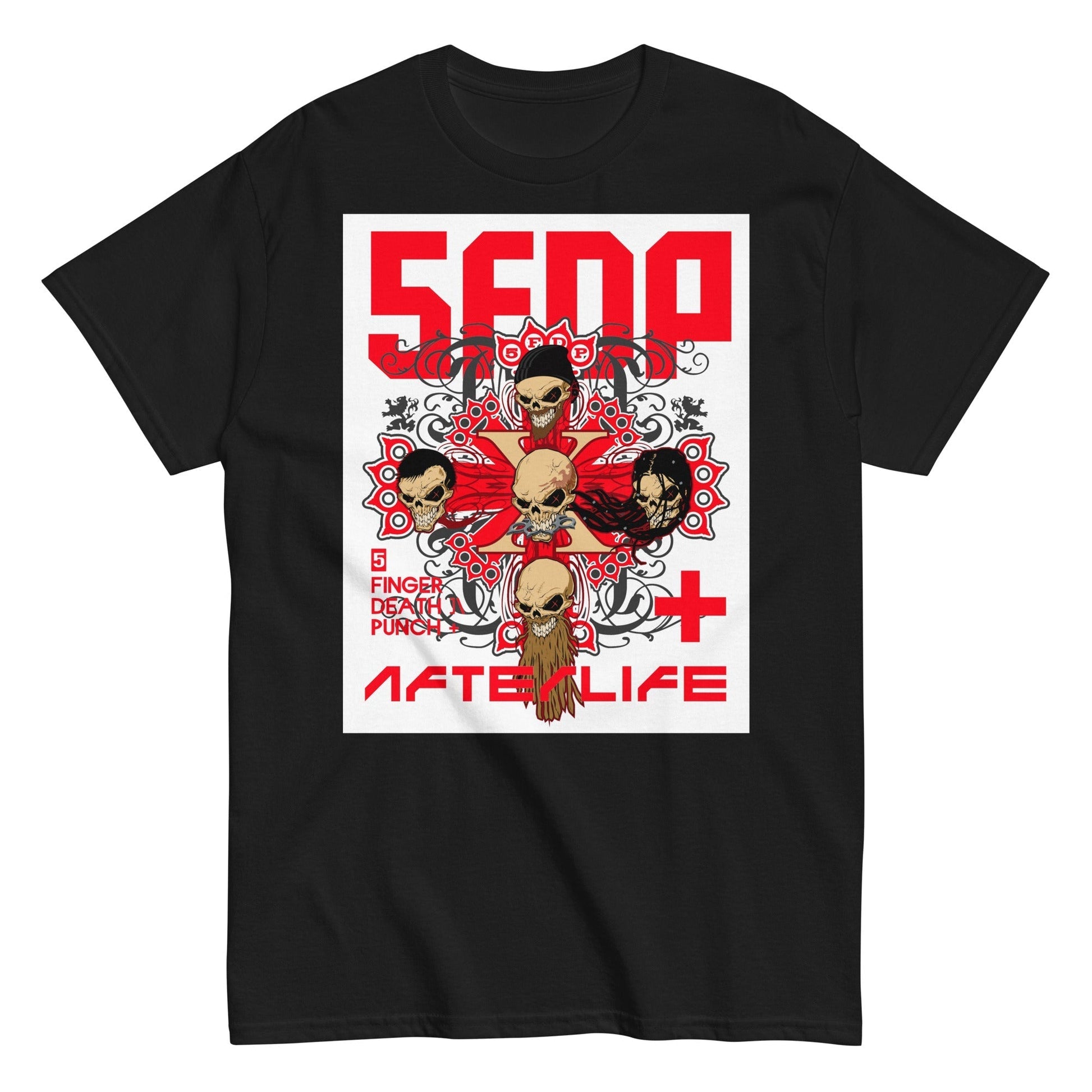 MerchMoment Five Finger Death Punch - 5X T-Shirt [Apparel] Black