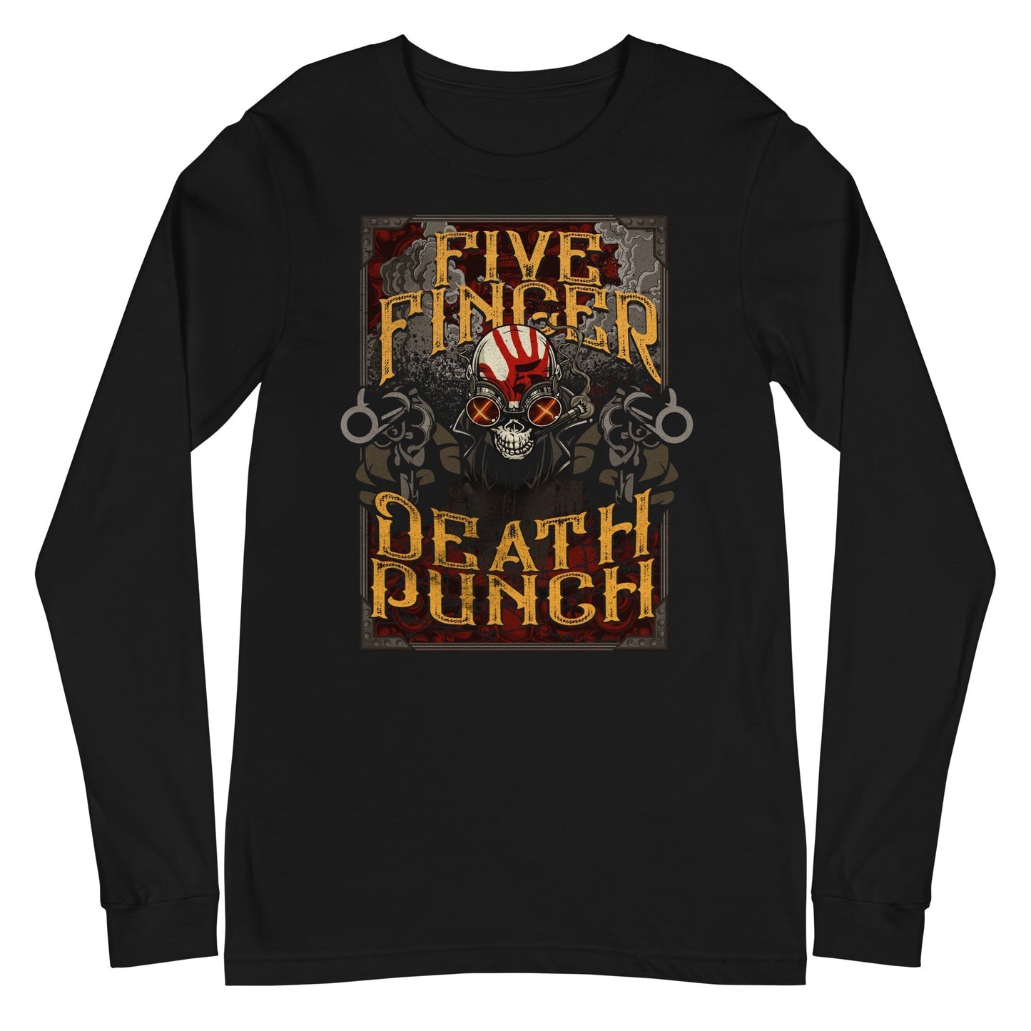MerchMoment Five Finger Death Punch - Barrels Long Sleeve T-Shirt [Apparel] Black