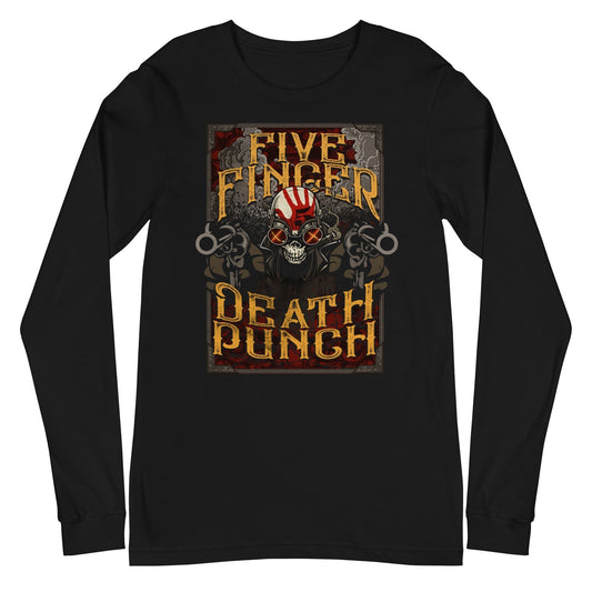 MerchMoment Five Finger Death Punch - Barrels Long Sleeve T-Shirt [Apparel] Black