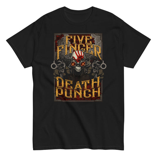 MERCHMOMENT Five Finger Death Punch - Barrels T-Shirt [Apparel] - Rock Band Apparel