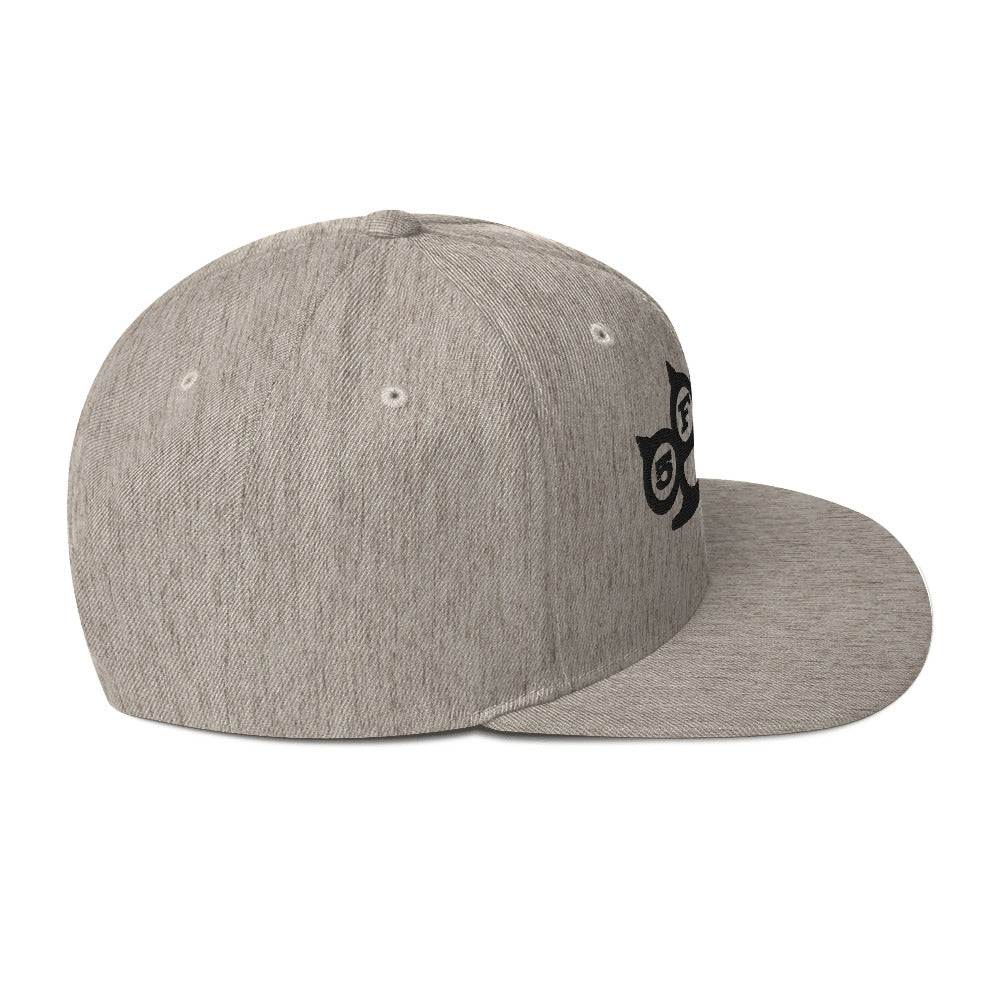 MERCHMOMENT Five Finger Death Punch Black Knuckles Embroidered Snapback Hat [Apparel] - Rock Band Apparel