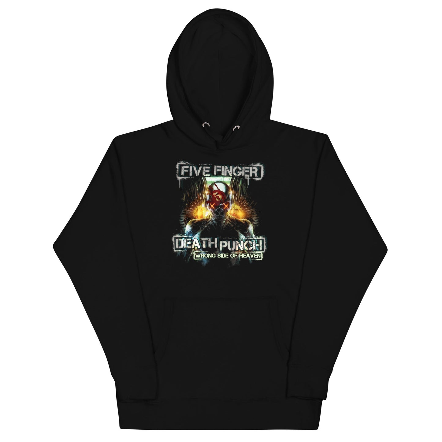 MERCHMOMENT Five Finger Death Punch - Bot Heaven Hoodie [Apparel] - Rock Band Apparel