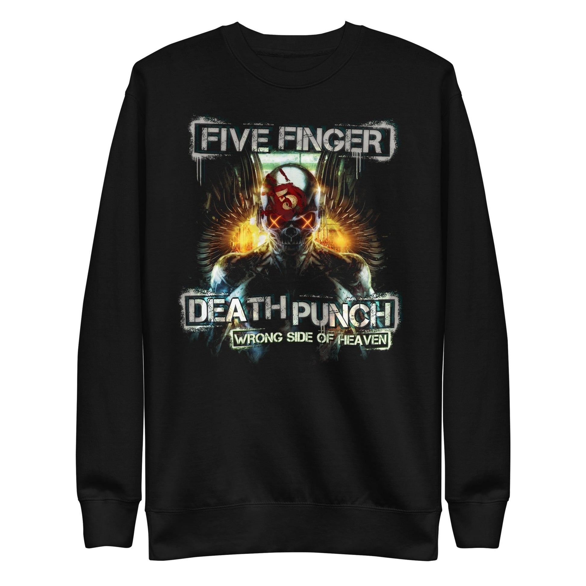 MerchMoment Five Finger Death Punch - Bot Heaven Sweatshirt [Apparel] Black