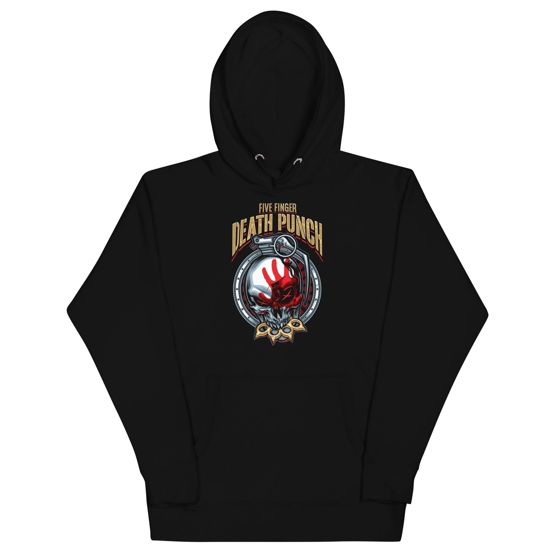MERCHMOMENT Five Finger Death Punch - Brass Knuckle Hoodie [Apparel] - Rock Band Apparel