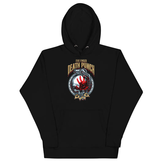 MERCHMOMENT Five Finger Death Punch - Brass Knuckle Hoodie [Apparel] - Rock Band Apparel