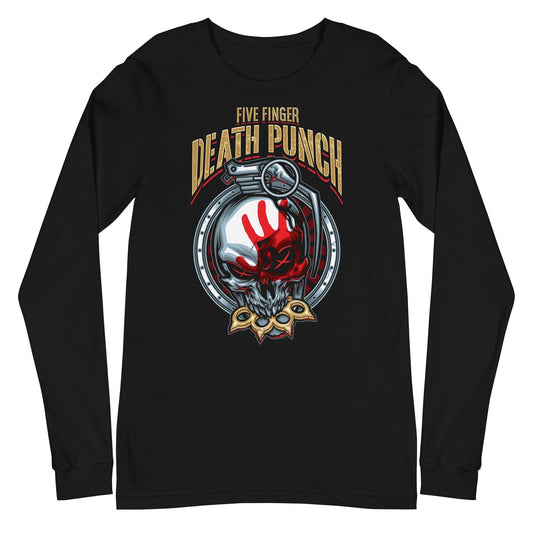 MERCHMOMENT Five Finger Death Punch - Brass Knuckle Long Sleeve T-Shirt [Apparel] - Rock Band Apparel