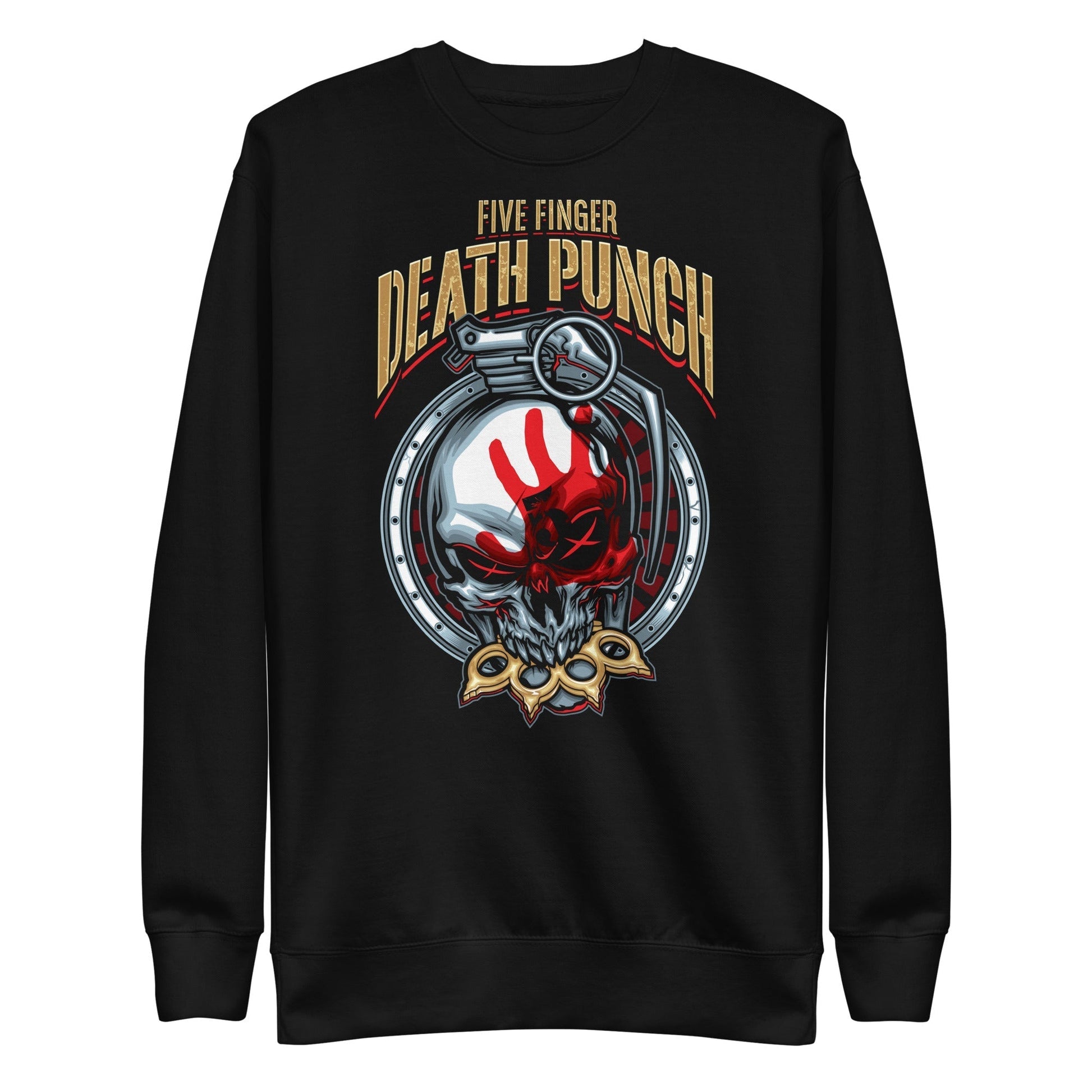 MerchMoment Five Finger Death Punch - Brass Knuckle Sweatshirt [Apparel] Black
