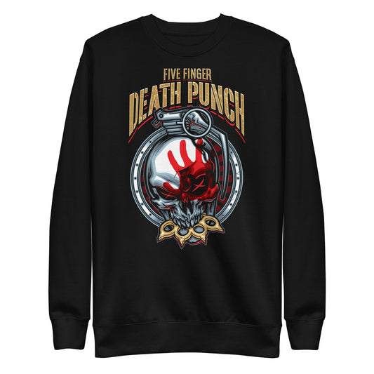 MerchMoment Five Finger Death Punch - Brass Knuckle Sweatshirt [Apparel] Black