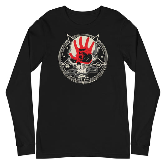 MerchMoment Five Finger Death Punch - Circle Logo Long Sleeve T-Shirt [Apparel] Black