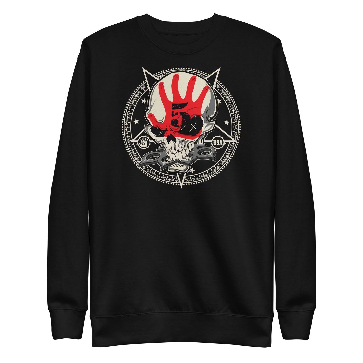 MerchMoment Five Finger Death Punch - Circle Logo Sweatshirt [Apparel] Black
