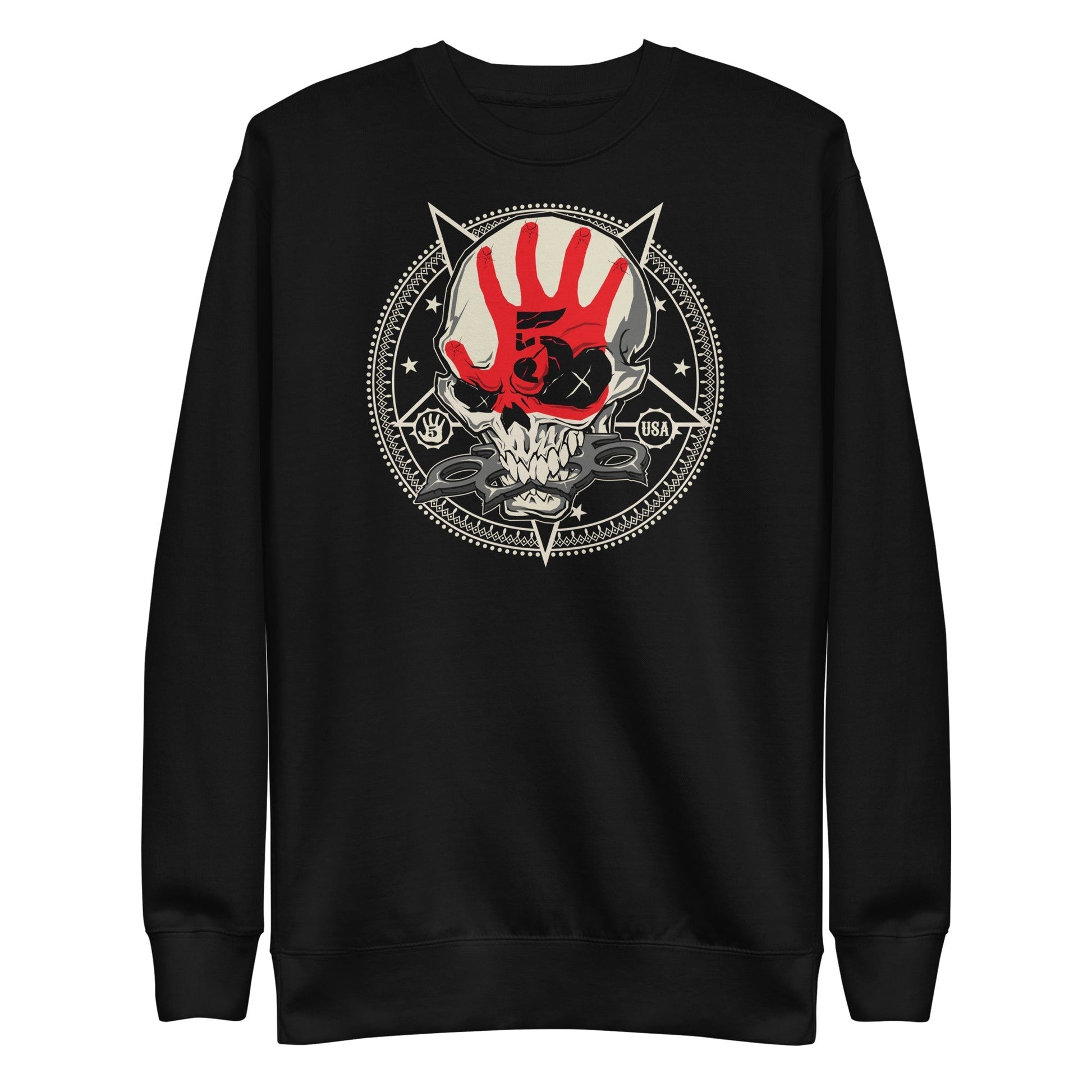 MerchMoment Five Finger Death Punch - Circle Logo Sweatshirt [Apparel] Black