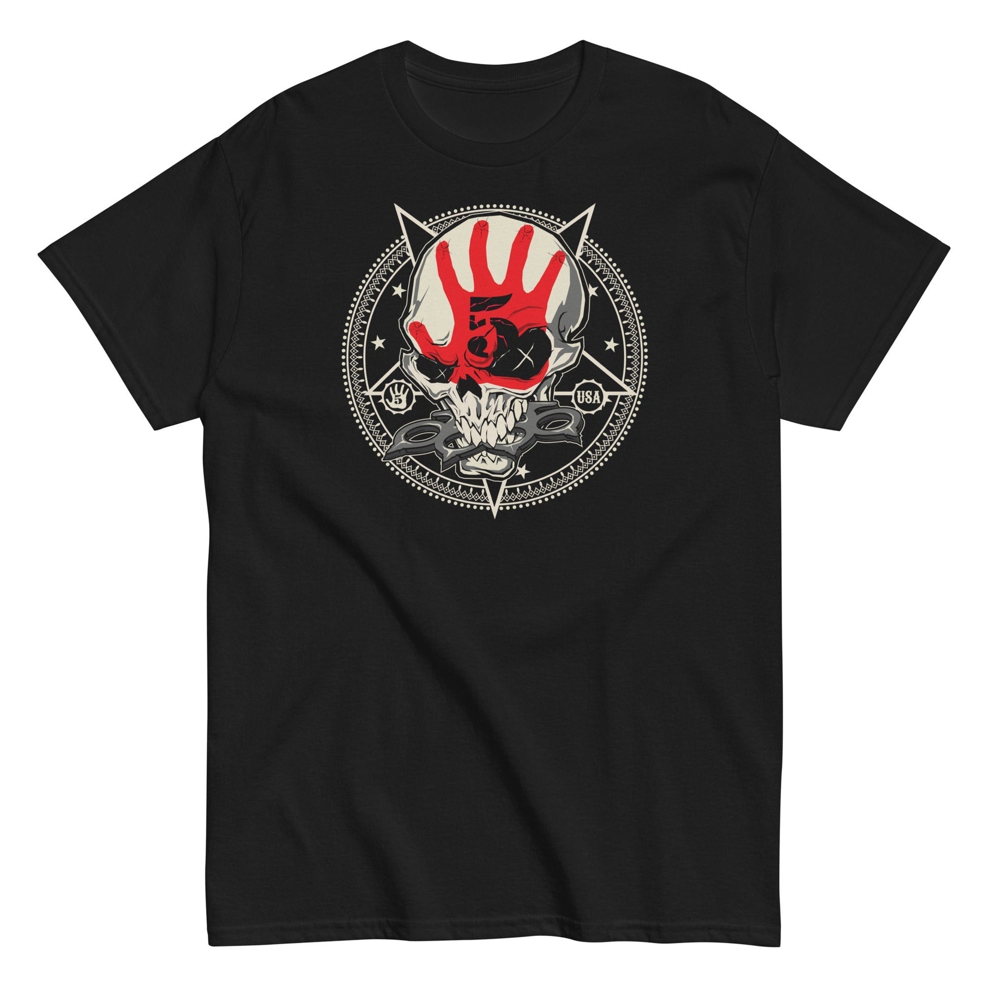 MerchMoment Five Finger Death Punch - Circle Logo T-Shirt [Apparel] Black