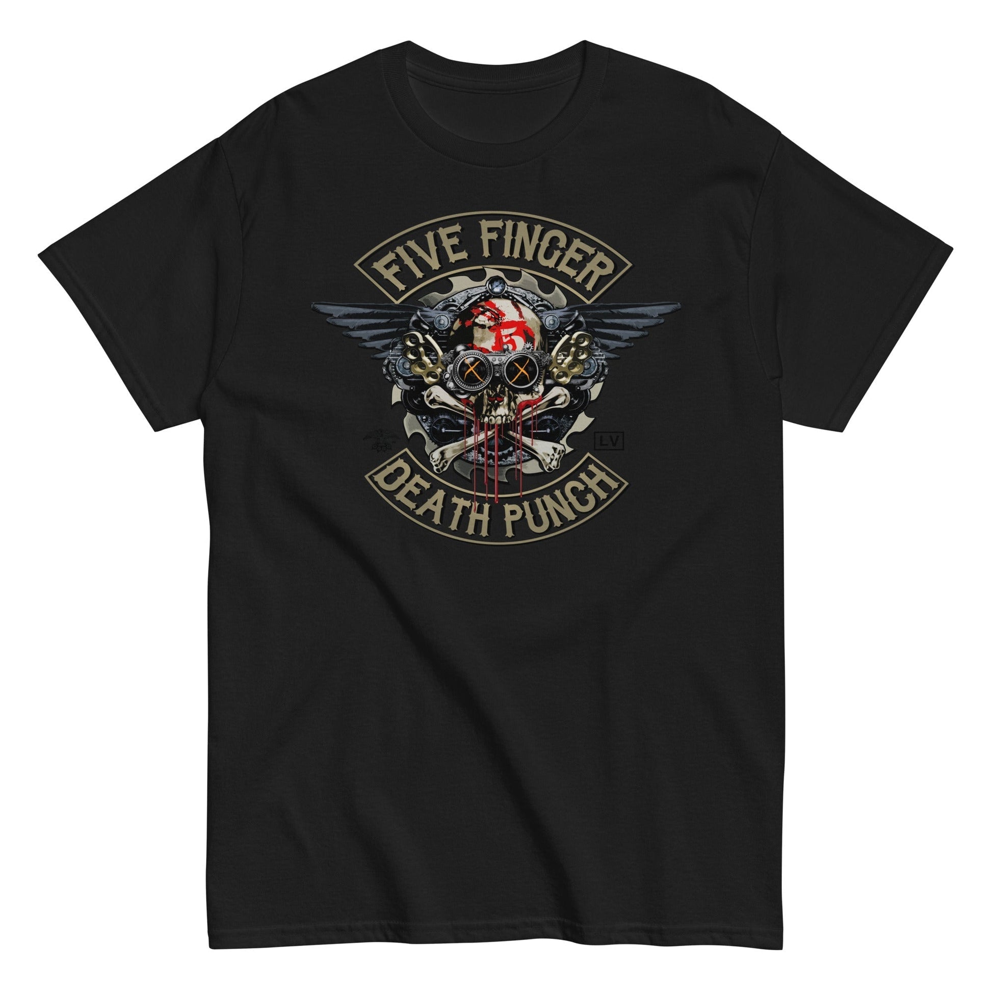 MerchMoment Five Finger Death Punch - Crossbones T-Shirt [Apparel] Black
