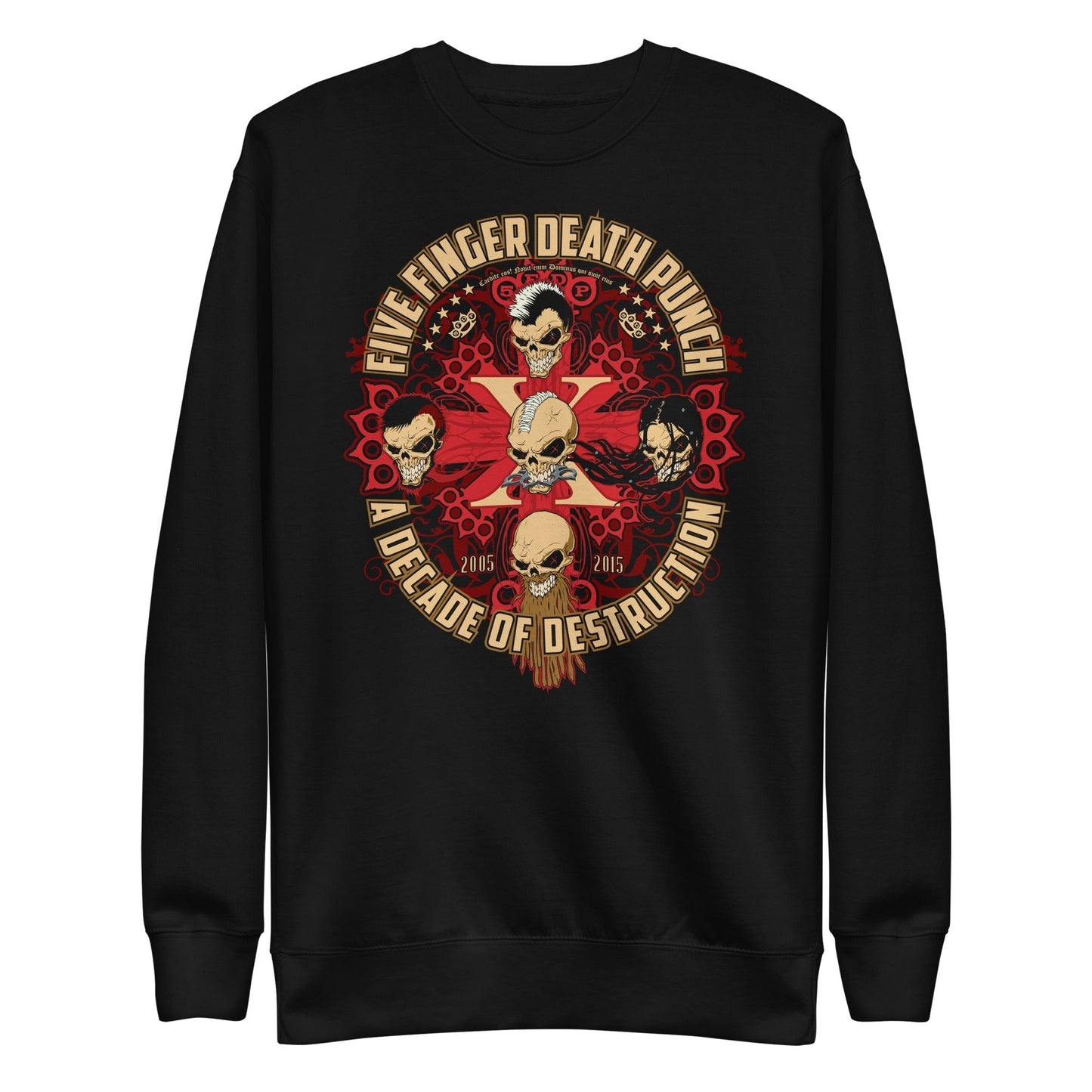 MerchMoment Five Finger Death Punch - Decade of Destruction Sweatshirt [Apparel] Black
