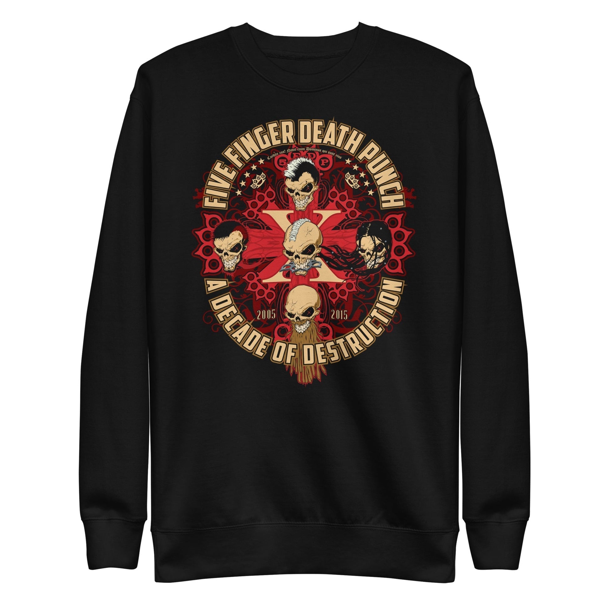 MerchMoment Five Finger Death Punch - Decade of Destruction Sweatshirt [Apparel] Black