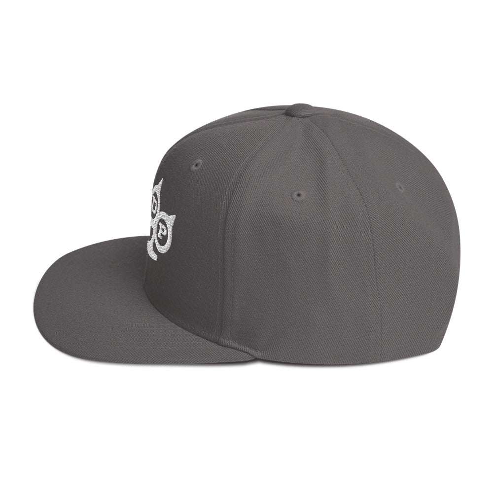 MERCHMOMENT Five Finger Death Punch Grey Knuckles Embroidered Snapback Hat [Apparel] - Rock Band Apparel