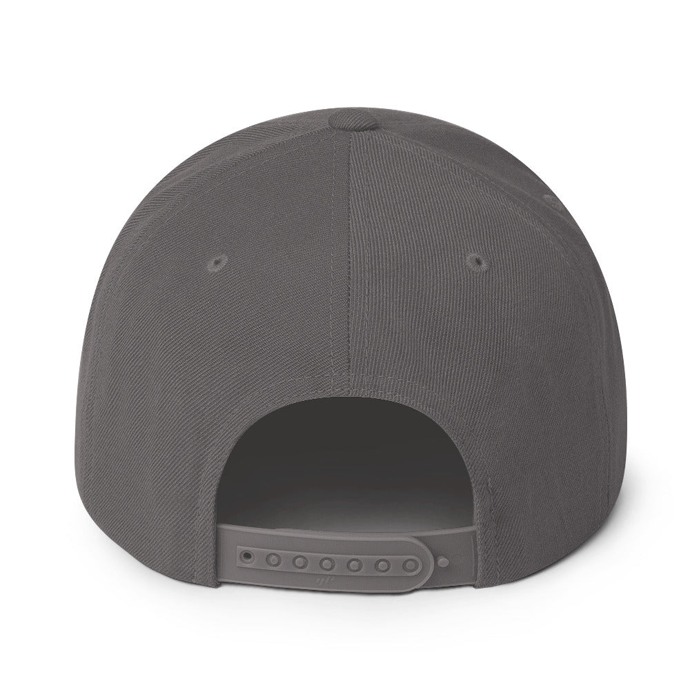MERCHMOMENT Five Finger Death Punch Grey Knuckles Embroidered Snapback Hat [Apparel] - Rock Band Apparel