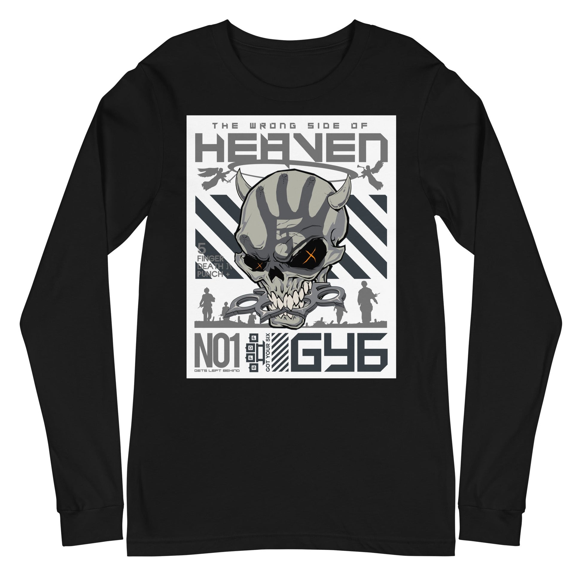 MerchMoment Five Finger Death Punch - GY6 Long Sleeve T-Shirt [Apparel] Black