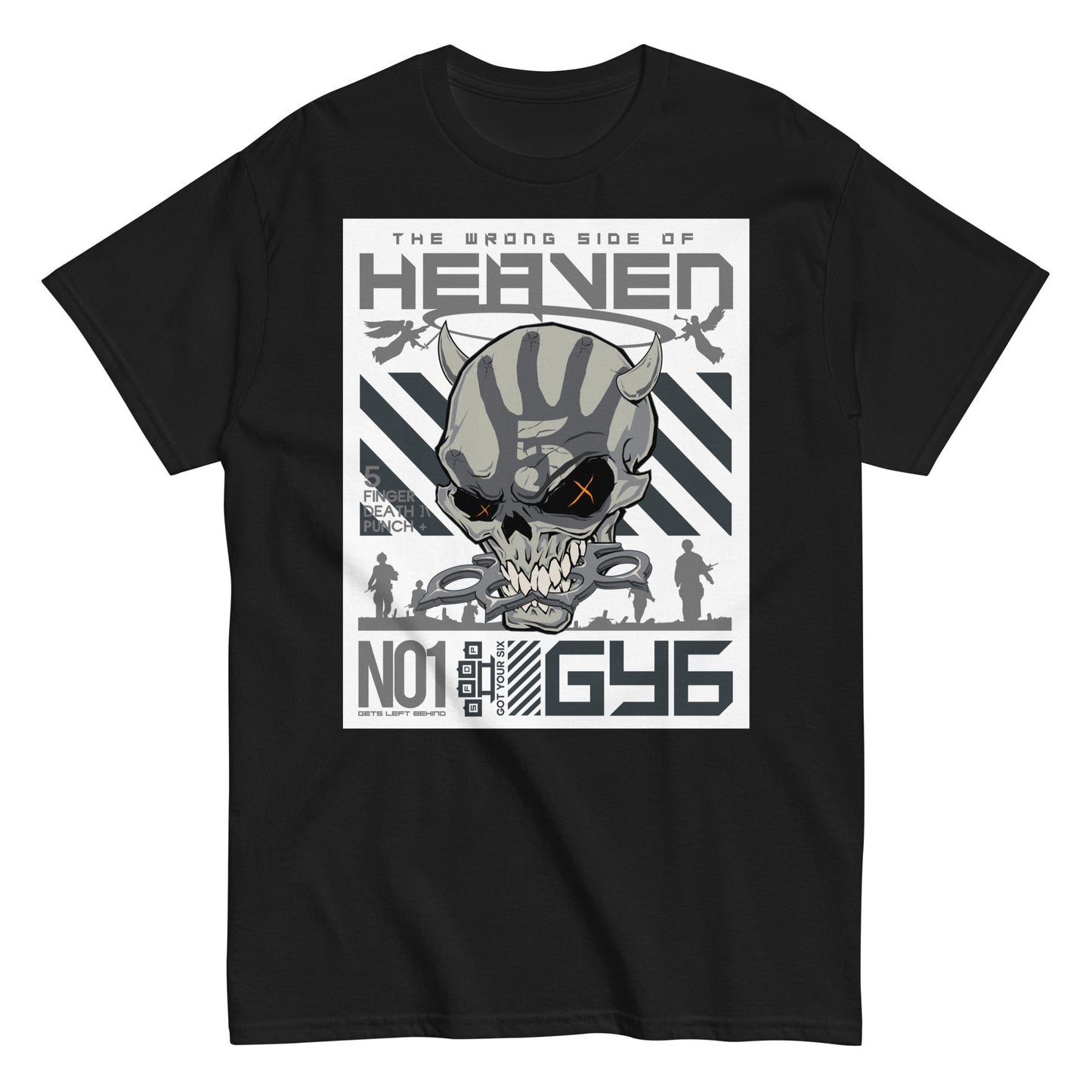MerchMoment Five Finger Death Punch - GY6 T-Shirt [Apparel] Black