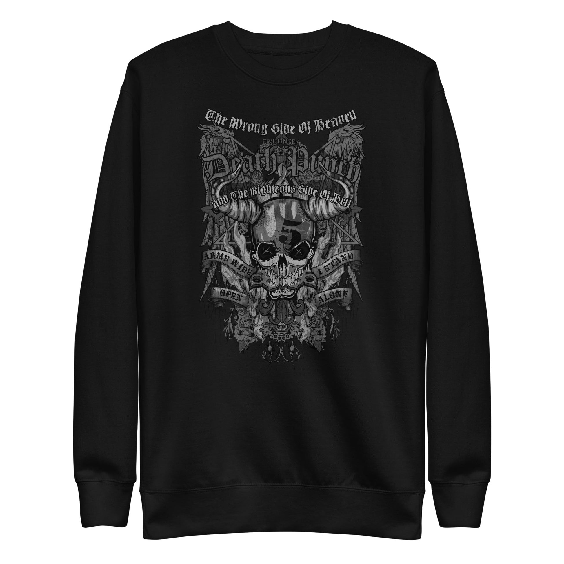 MerchMoment Five Finger Death Punch - Righteous Side of Evil Sweatshirt [Apparel] Black