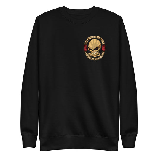 MERCHMOMENT Five Finger Death Punch - Small Logo Sweatshirt [Apparel] - Rock Band Apparel
