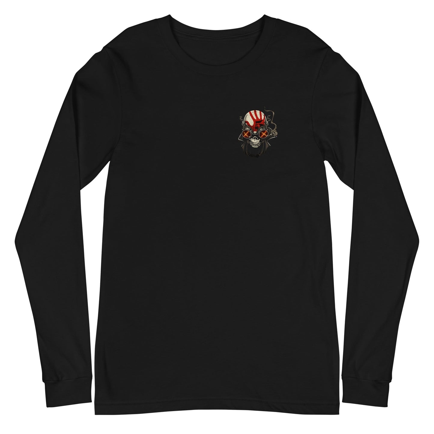 MERCHMOMENT Five Finger Death Punch - Small Skull Long Sleeve T-Shirt [Apparel] - Rock Band Apparel