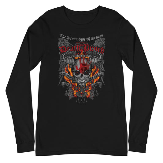 MERCHMOMENT Five Finger Death Punch - Wrong or Righteous Long Sleeve T-Shirt [Apparel] - Rock Band Apparel