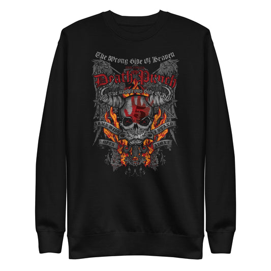 MerchMoment Five Finger Death Punch - Wrong or Righteous Sweatshirt [Apparel] Black