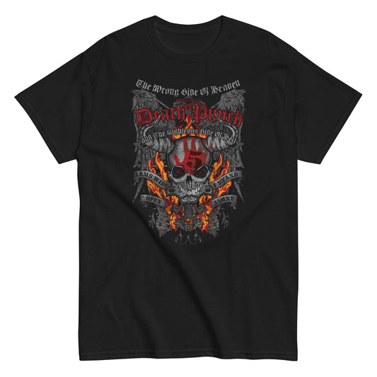 MERCHMOMENT Five Finger Death Punch - Wrong or Righteous T-Shirt [Apparel] - Rock Band Apparel